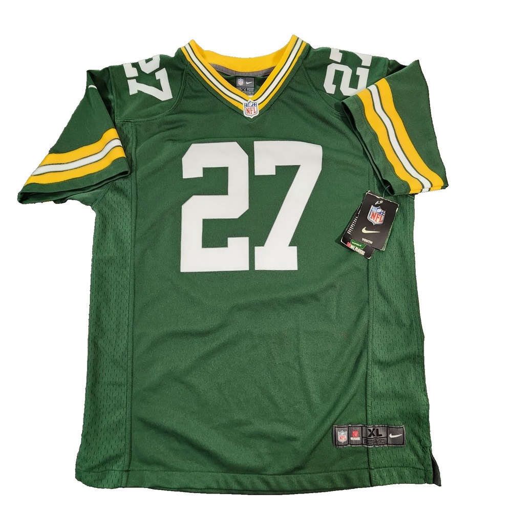 Nike Green Bay Packers Eddie Lacy 27 Youth XL Football Jersey Green NFL On Field